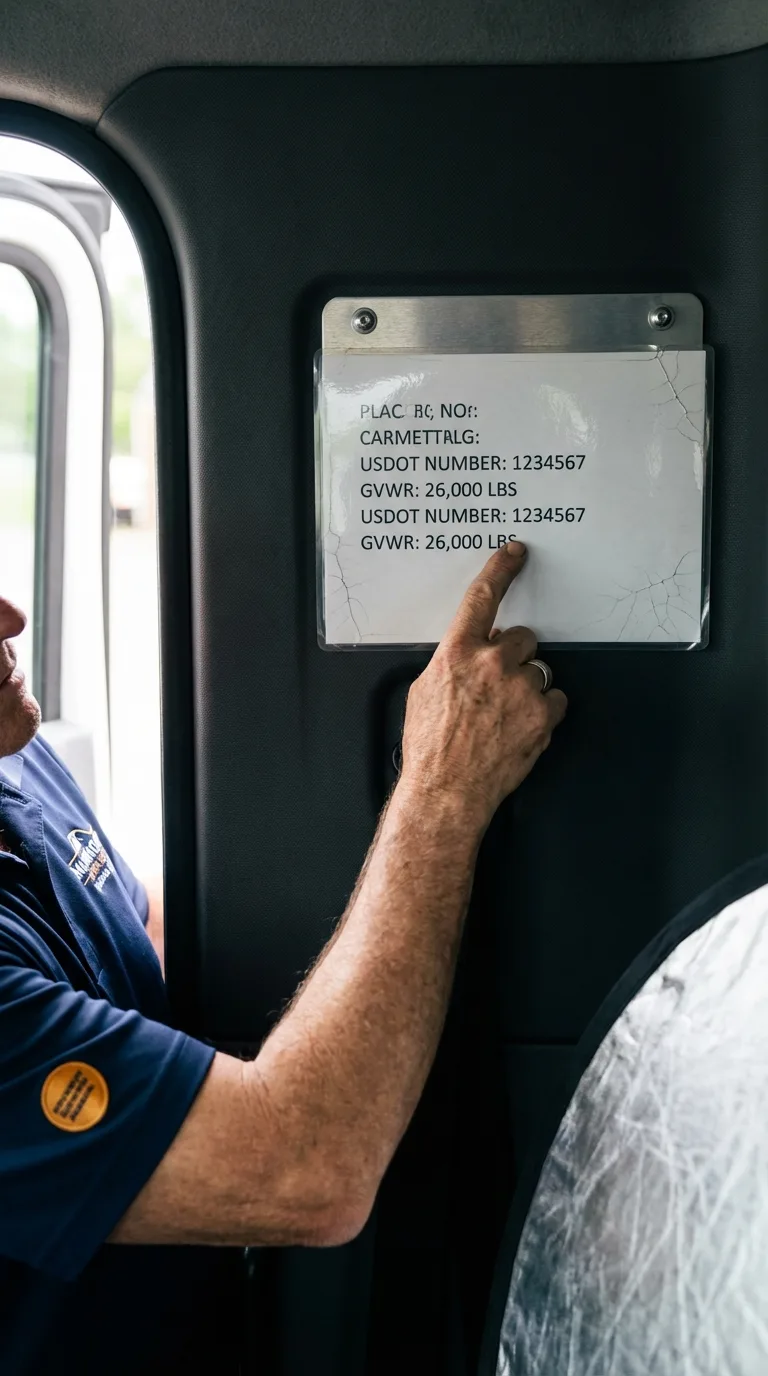 USDOT licensing placard verification in Port Jefferson Station